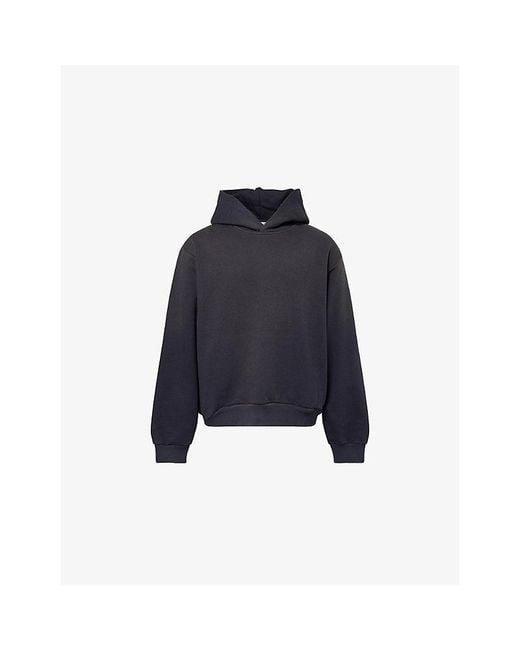 Acne Blue Franziska 1996 Cotton-Blend Hoodie for men