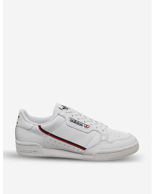 adidas Continental 80 Sneakers in White Scarlet Navy (White) for ...
