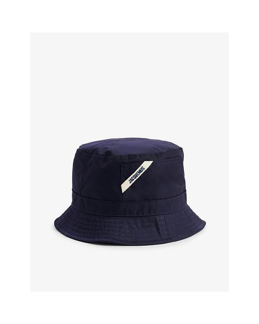 Jacquemus Blue Le Bob Ovalie Shell Bucket Hat