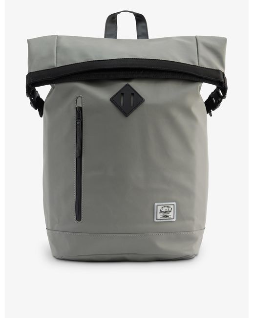 Herschel Supply Co. Roll Top Recycledpolyester Backpack in Black Lyst