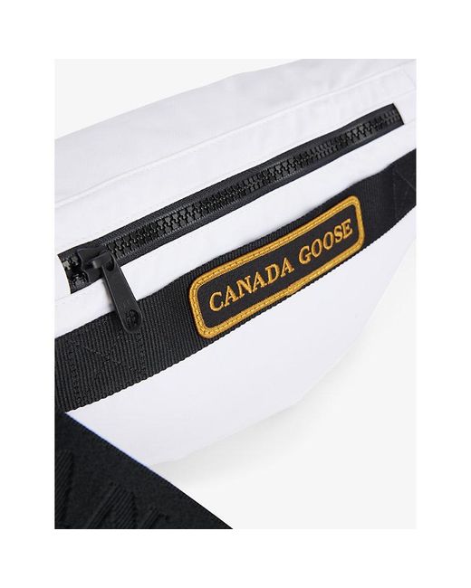 Canada Goose White Brand-patch Shell Belt Bag for men