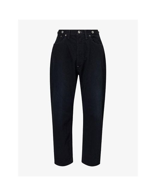 A.PRESSE Blue No.22 Wide-Leg Denim Jeans for men