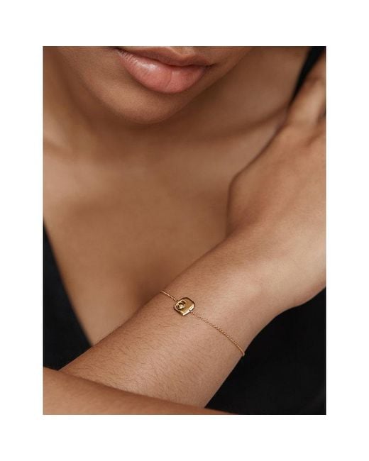 Monica Vinader Metallic Amaia 18Ct- Vermeil Chain Bracelet