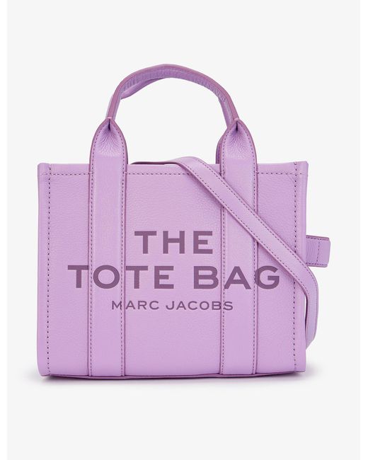 Marc Jacobs The Mini Tote Leather Tote Bag in Purple | Lyst UK