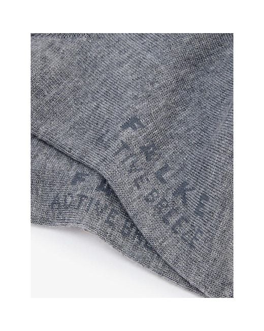 Falke Gray Active Breeze Stretch-Woven Socks