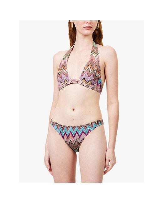 Missoni Multicolor Zigzag Underwired Bikini Set