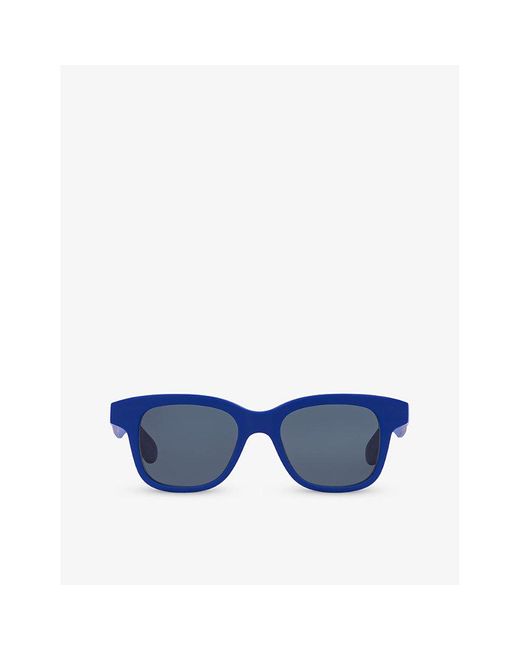 Dita Eyewear Blue Am0382s Rectangle Acetate Sunglasses for men