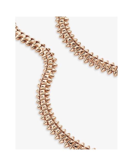 Cartier Metallic Clash De 18Ct Rose- And 1.64Ct Brilliant-Cut Diamond Necklace