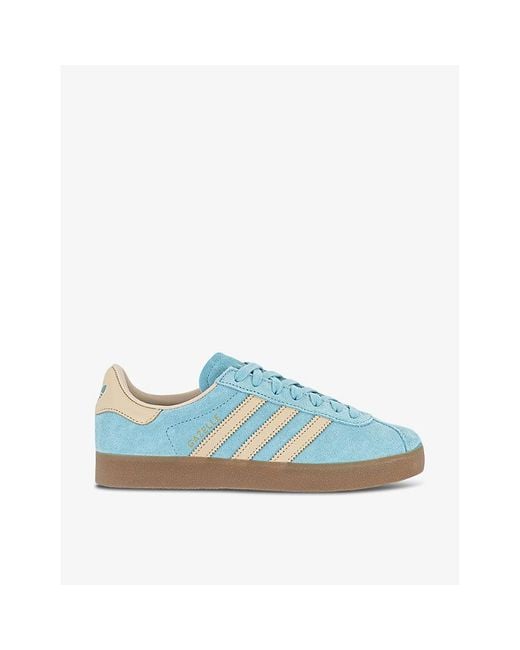 Adidas Blue Easy Mint Crystal Sand Gazelle 85 Suede Low-top Trainers