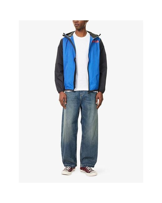 COMME DES GARÇONS PLAY Blue Comme Des Garçons Play X K-Way Nylon Jacket for men