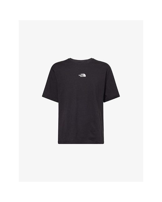 The North Face Blue Never Stop Relaxed-Fit Cotton T-Shirt for men
