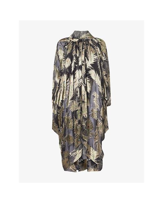 Zimmermann Multicolor Ascent Burn Silk Chemise