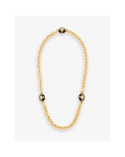 Vivienne Westwood Metallic Loelia Brass Chain Necklace