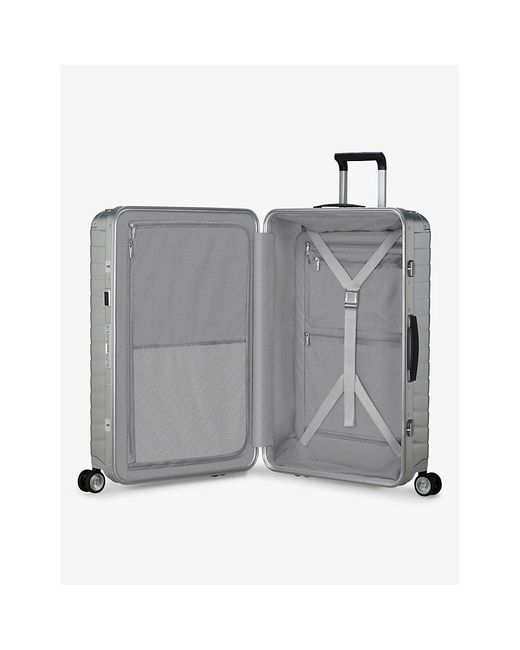 Samsonite Gray Proxis Alu Spinner Four-wheel Suitcase 76cm
