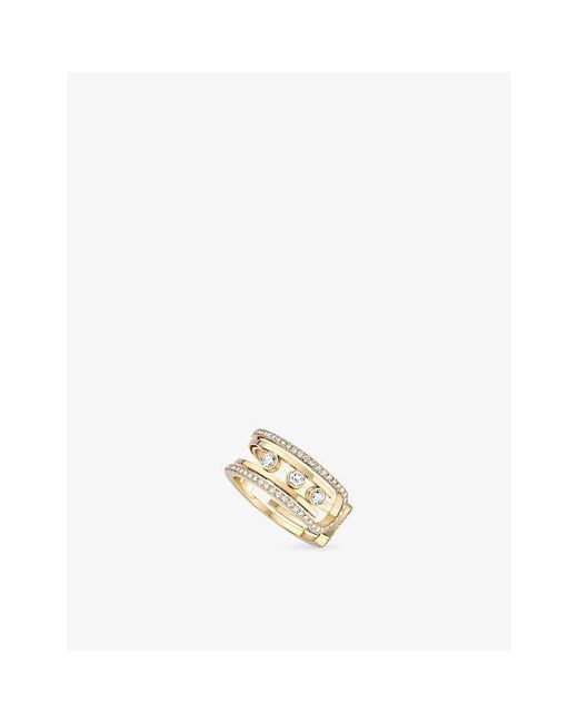 Messika Metallic Move 10Th 18Ct And 0.79Ct Diamond Ring