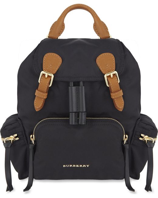 Burberry Black Small Nylon Backpack
