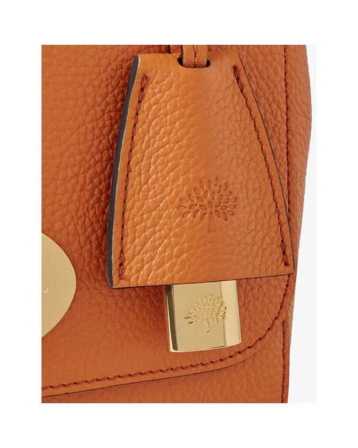 Mulberry Brown Lily Leather Shoulder Bag
