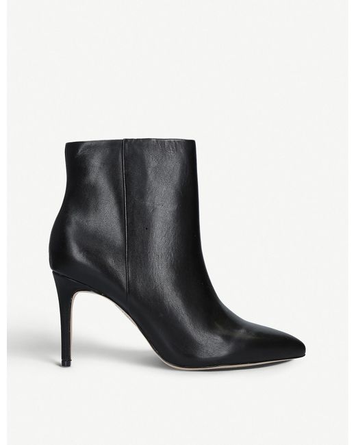 ALDO Weima Leather Ankle Boots in Black | Lyst