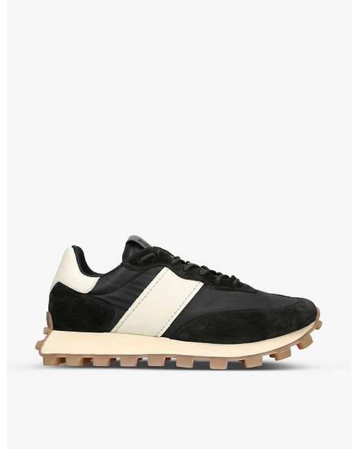 Astrolabium atomair Om te mediteren Tod's Allacciata Leather And Shell Low-top Trainers in Black for Men | Lyst