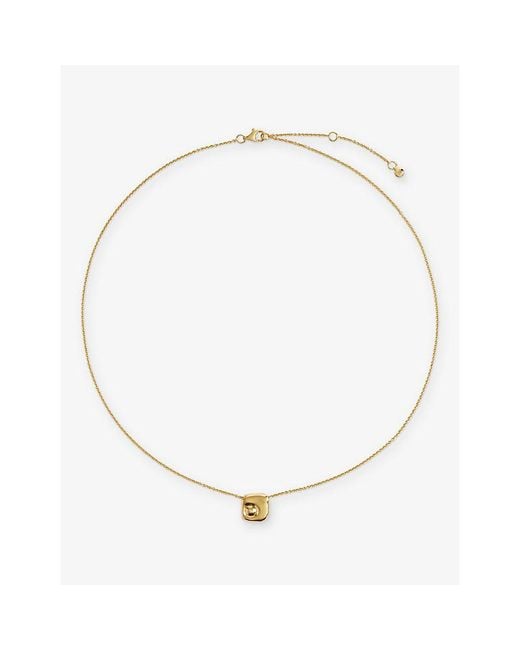Monica Vinader Metallic Amaia 18Ct- Vermeil Chain Necklace
