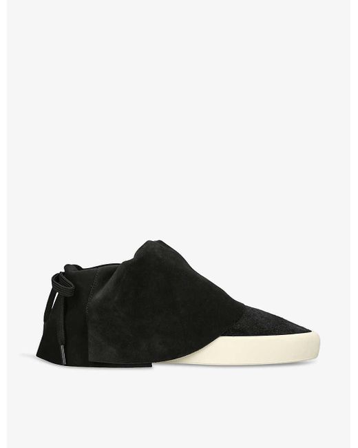 Fear Of God Black Moc Low Layered Suede Low-top Trainers for men