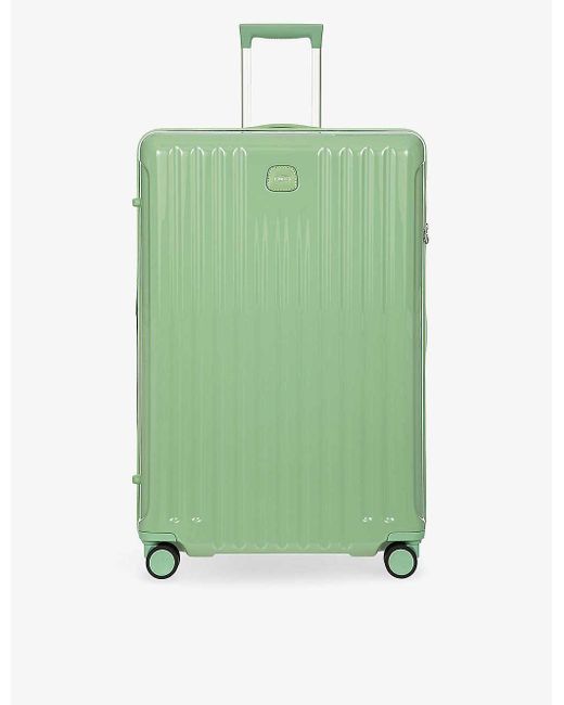 Bric's Green Positano Four-wheel Shell Suitcase 82cm