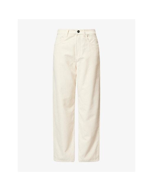 RÓHE Frames Natural Bruun Baggy Corduroy Cotton Trousers