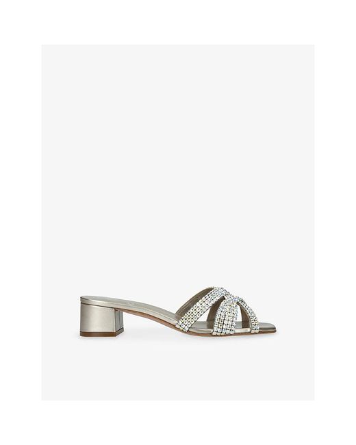 Gina Metallic Cornelia Leather Mules