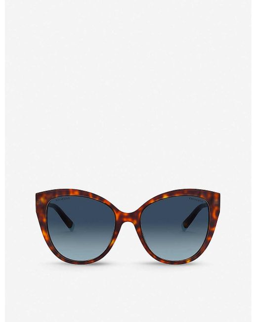 Tiffany & Co. Tf4166 Acetate Cat-eye Sunglasses in Blue for Men | Lyst