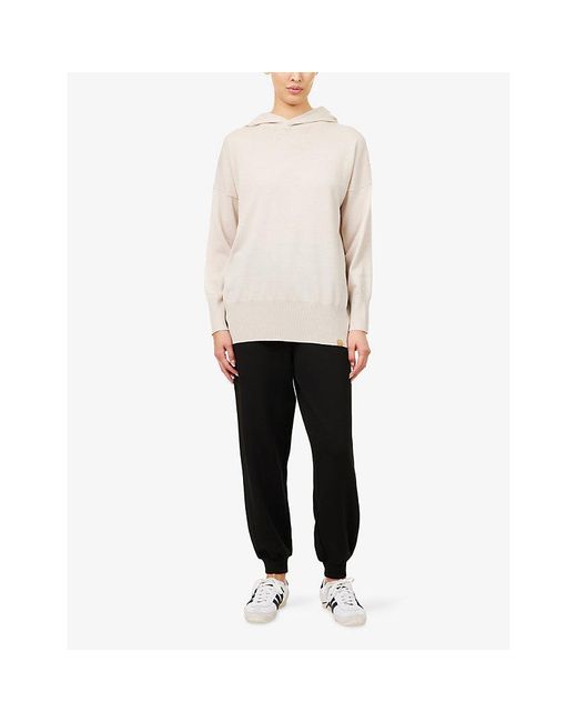 Now You Live Natural Beeby Knitted Merino-Wool Hoody
