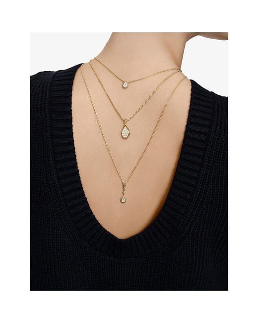 Boucheron White Serpent Bohème 18Ct And 0.19Ct Diamond Pendant Necklace