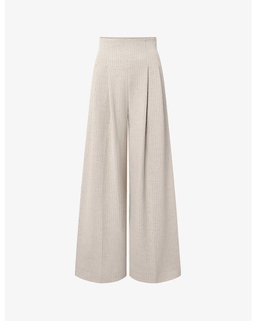 Lovechild White Penny High Waisted Trousers