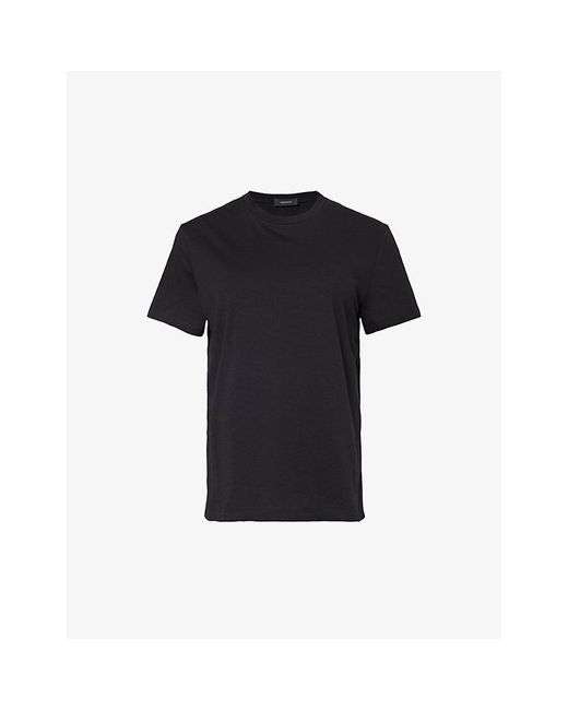 Wardrobe NYC Black Classic Round-neck Cotton-jersey T-shirt