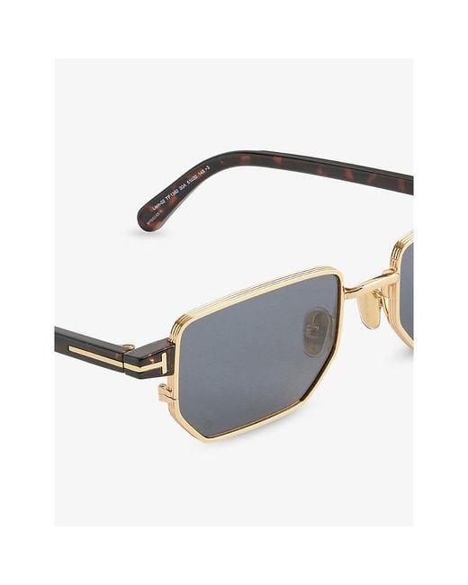 Tom Ford Blue Ft1360 Liam Metal Sunglasses for men