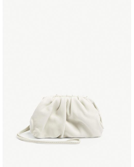 Bottega Veneta White Micro Cloud Bag Charm