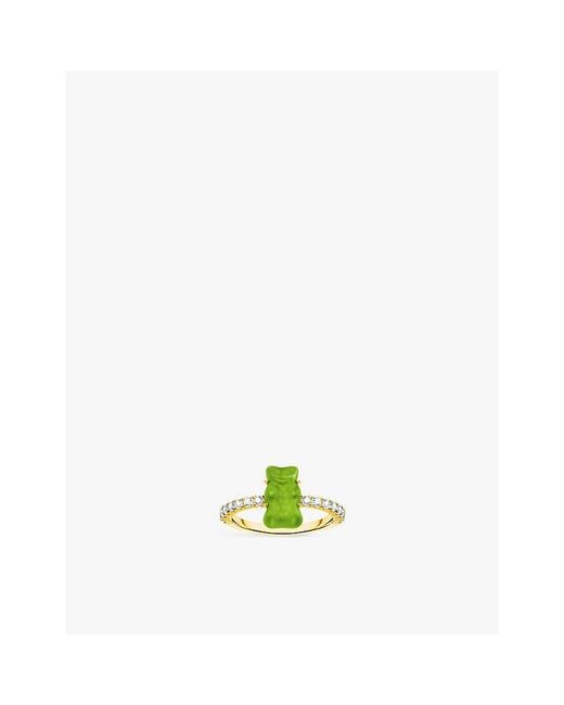 Thomas Sabo Yellow X Haribo 18Ct-Plated Sterling And Zirconia Ring