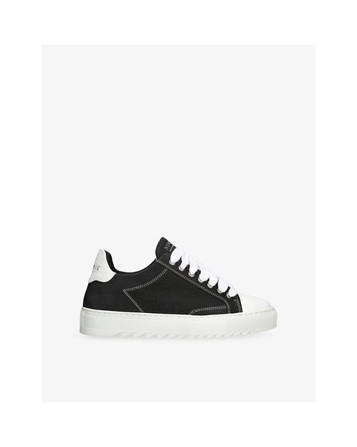 NUMERIS Black Atelier Suede Trainers for men