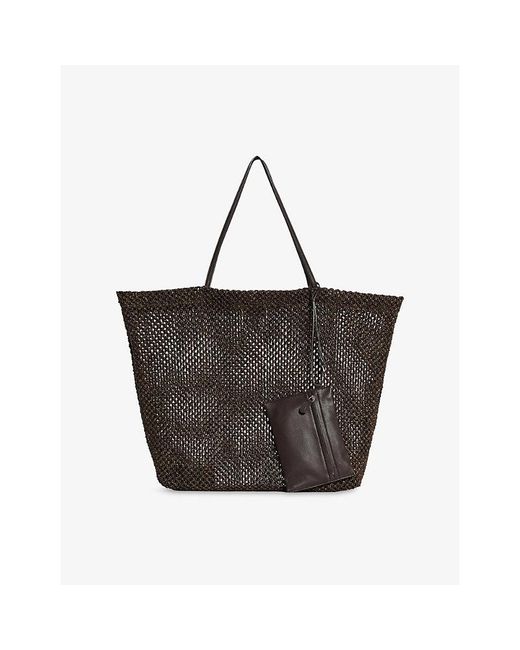 The Row Black Barn Nylon Tote Bag