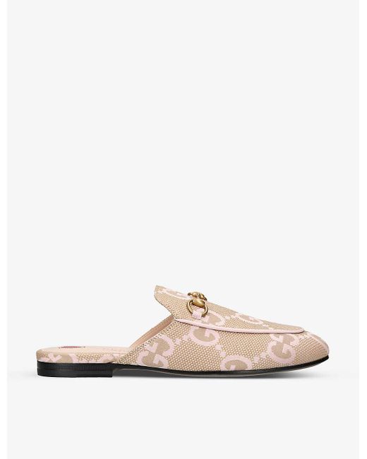 Princetown gg top canvas slipper