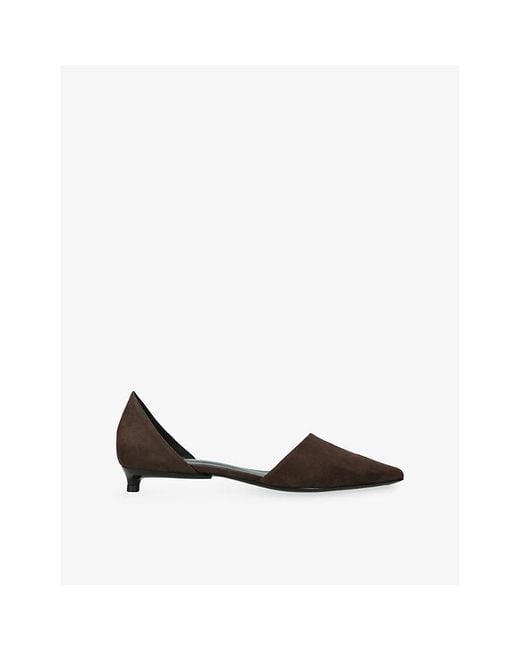 Jude Black Pirrie Nubuck-Leather Pumps