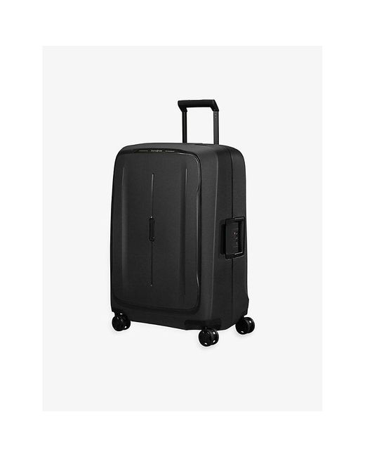 Samsonite Black Essens Spinner Hard Case 4 Wheel Recycled-polypropylene Suitcase