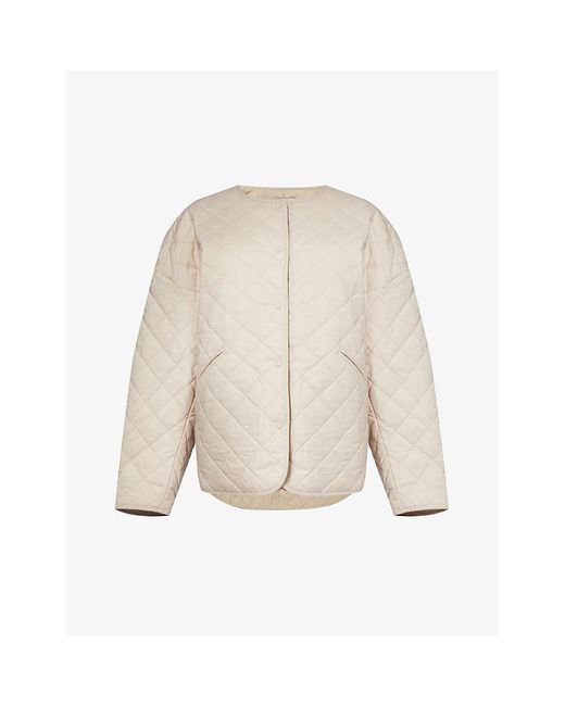 Totême  Natural Quilted Relaxed-fit Organic-cotton Jacket