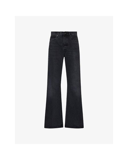 FRAME Blue The Lax Relaxed-Fit Denim Jeans