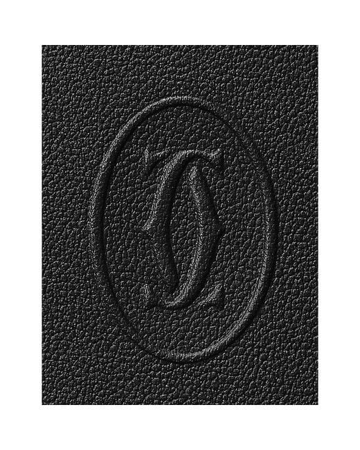 Cartier Black Must De Leather Card Holder
