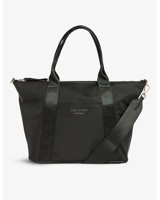 Ted Baker Black Nylon Small Tote