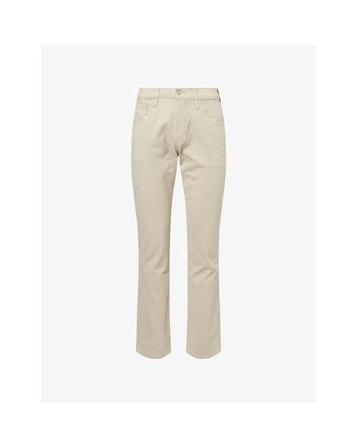 Citizens of Humanity Natural Elijah Cashmere-Touch Cotton-Blend Trousers for men