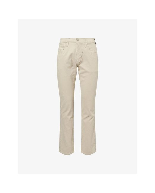 Citizens of Humanity Natural Elijah Cashmere-Touch Cotton-Blend Trousers for men
