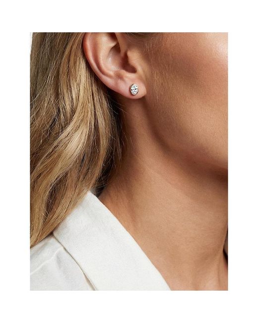 Sif Jakobs Metallic Sardinien Ovale 18Ct-Plated Sterling And Cubic Zirconia Stud Earrings