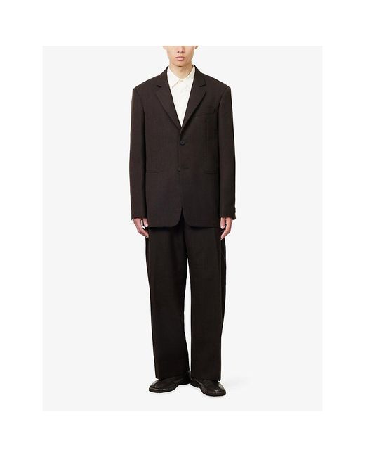 Studio Nicholson Brown Roversi Wool Jacket for men