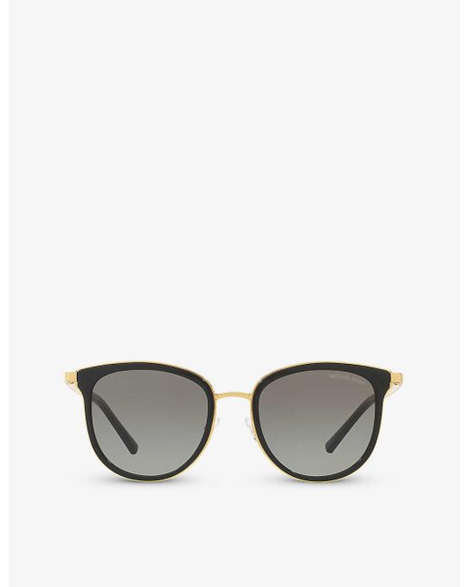 Michael Kors Gray Mk1010 Adrianna I Round-frame Sunglasses